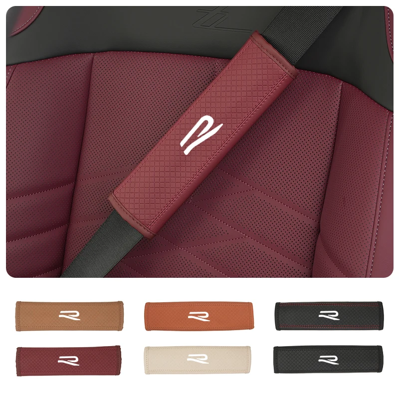 2Pcs Car Safety Seat Belt Protection Cover Shoulder Pad For VW Polo GTI Golf Passat Scirocco Tiguan Jetta T-ROC Touareg Touran C