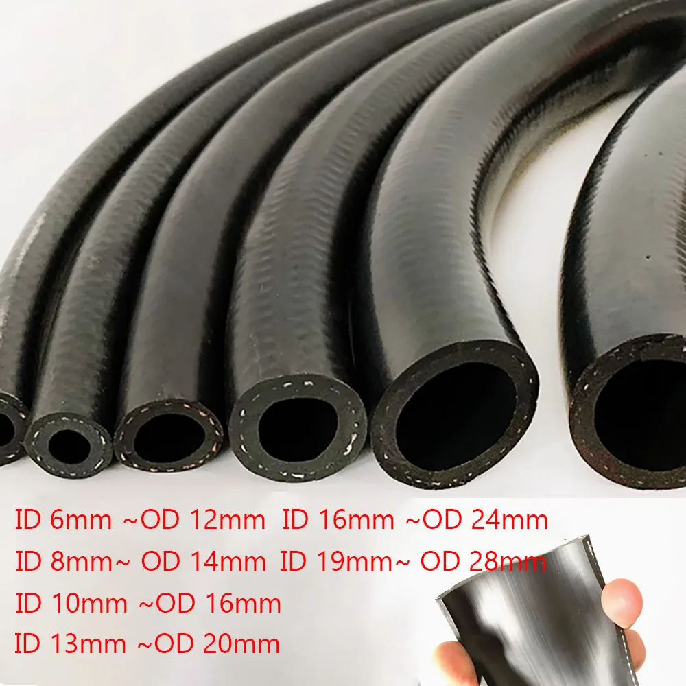 1M 3M Resin Oil Pipe, Fuel Pipe, Oil Resistant Clamp Pipe, Diesel Pipe ID3 4 5 6 8 10 12 14 16 Diameter Flexible High Pressure
