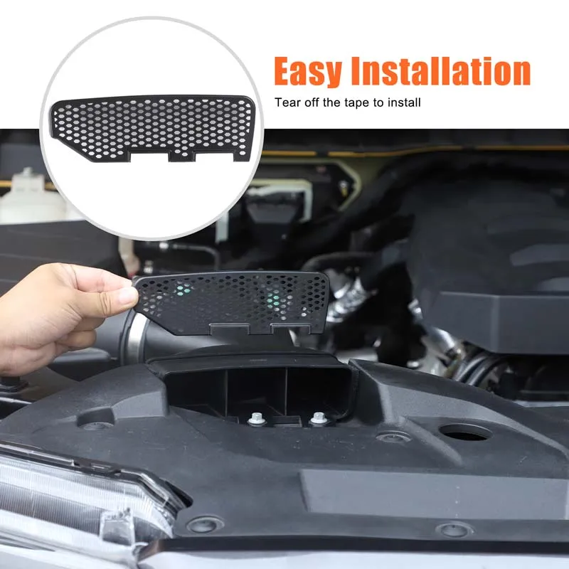 

ABS For 2023 2024 2025 2026 Ford Ranger Car Hood Engine Air Inlet Dust-Proof Cover Trim Panel Car Interior Protect Accessories