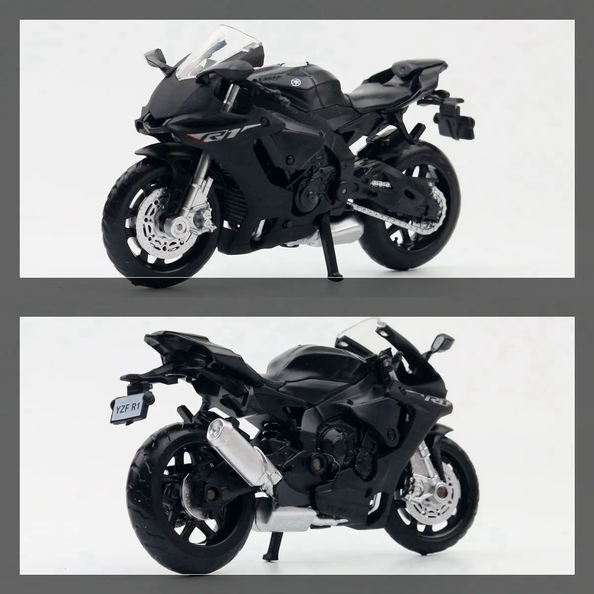 1/18 Yamaha YZF-R1 Toy Motorcycle Diecast Metal Miniature Vehicle Model 1:18 Super Racing Collection Gift for Children Boys Kid