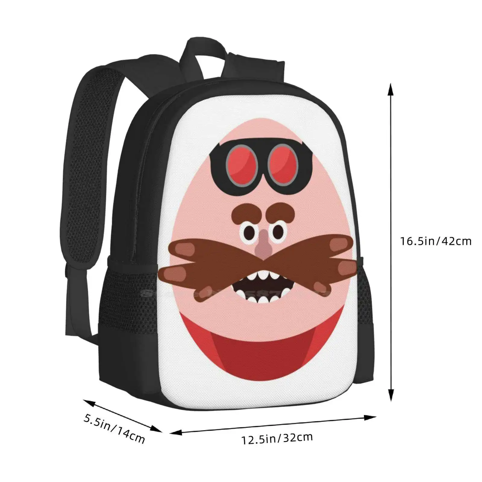 Movie Dr Robotnik Backpacks For School Teenagers Girls Travel Bags Egg Man Dr Robotnik Eggman Robotnick Eyy Cartoon Eggman