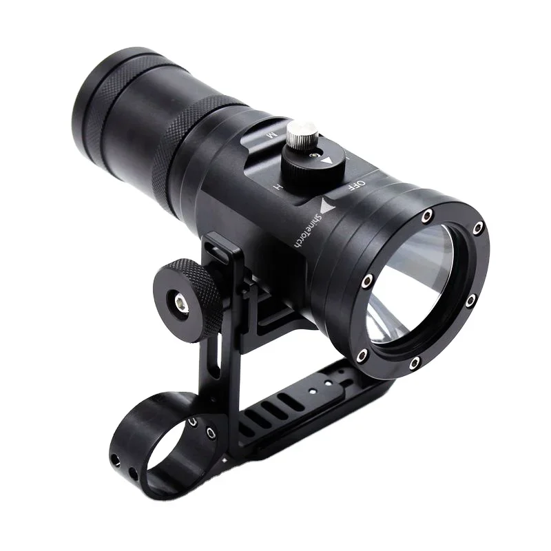 High Quality Scuba Diving Flashlight Equipment Deep Water Professional Aluminum Alloy Diving Light IPX8 Super Bright SBT90