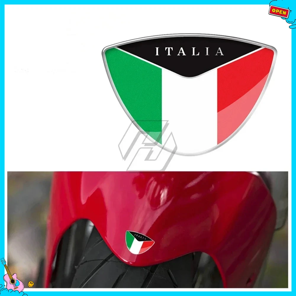 

3D наклейка на бак мотоцикла, наклейка с флагом Италии