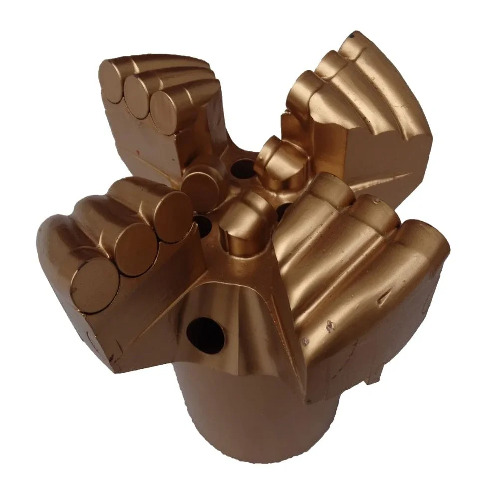 Reinforced 4-wing diamond composite pdc drill bit, water well drill bit,