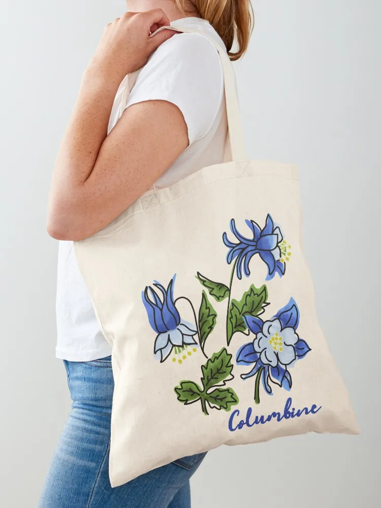 

Columbine Tote Bag ecological bags Reusable bags tote bag university bags luxury women