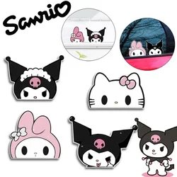 Kawaii Sanrio Kuromi Large Stickers Car Window Stickers Hello kitty Melody Anime Cute Stickers Cinnamoroll Walls Cabinets Decor