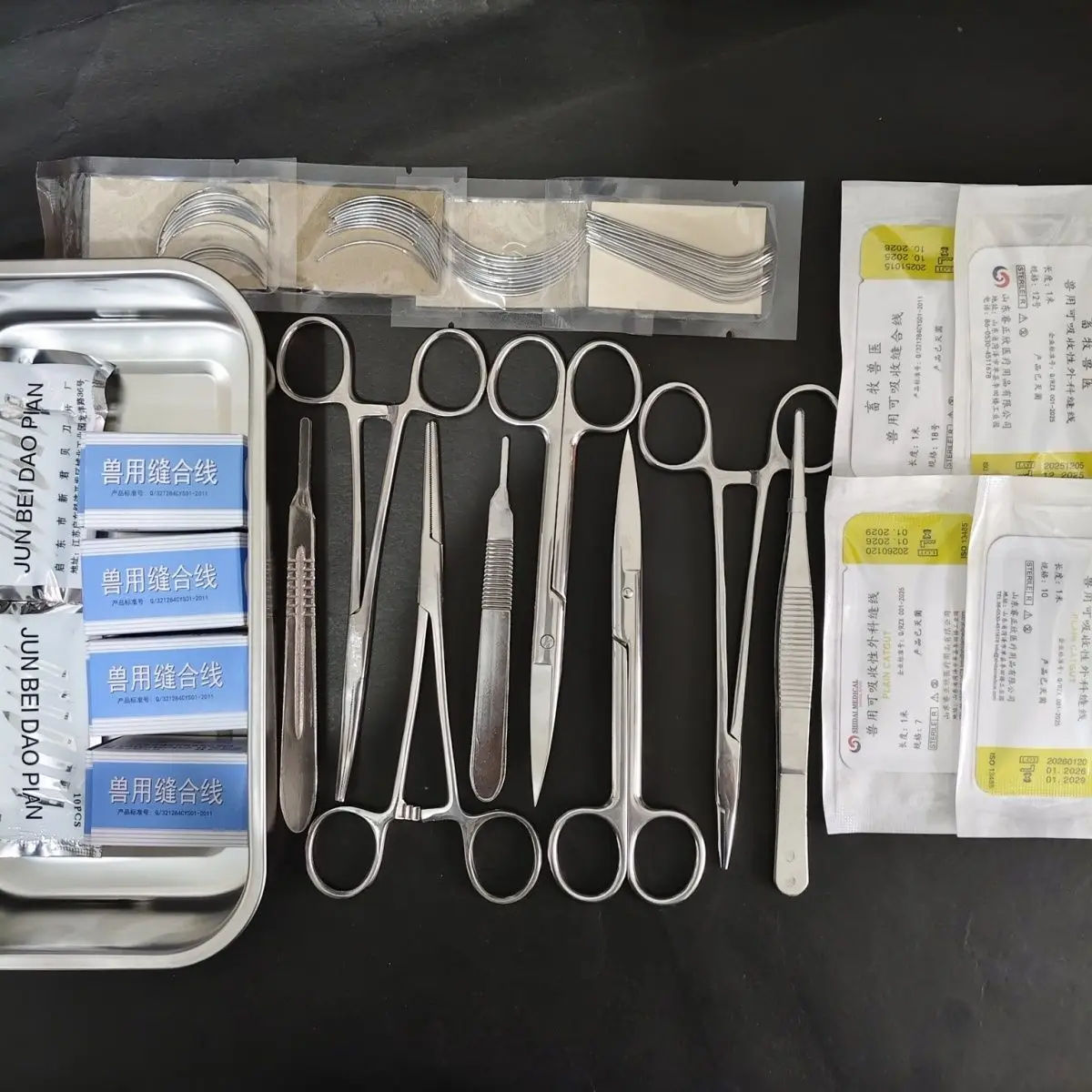 Tools For Cats And Dogs Pig Cattle Sheep Horse Tools Daquan Sewing Needle And Thread Pet Use, Etc