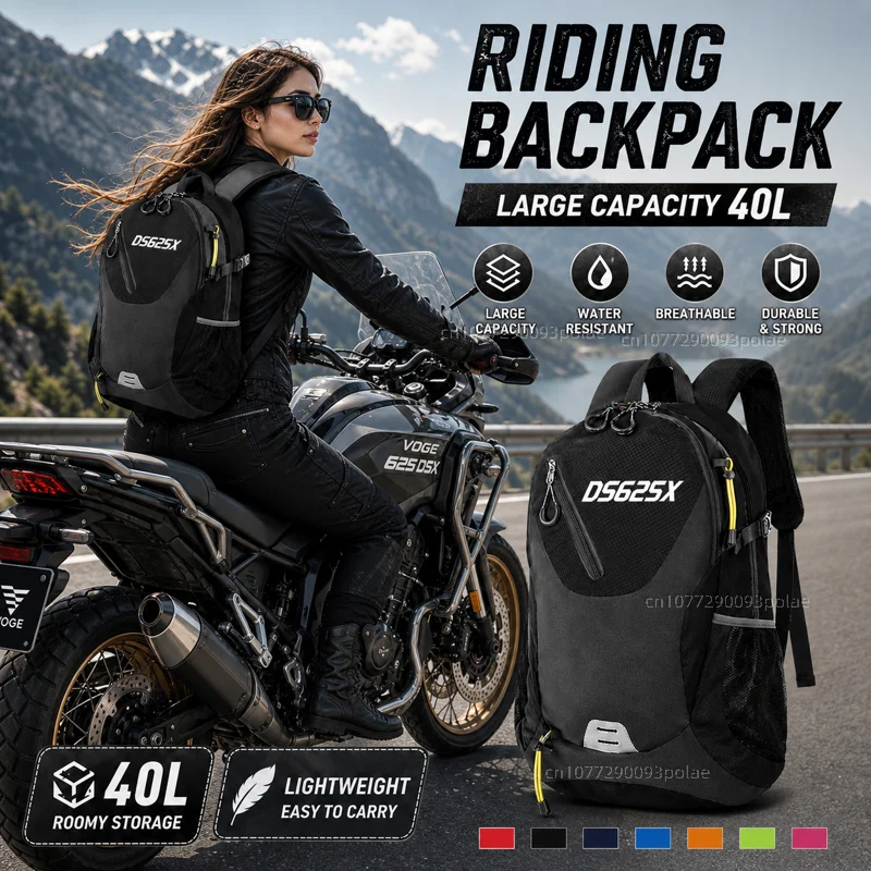 

For VOGE 625 DSX DSX625 DS 625X Large Capacity Waterproof Outdoor RidinRacing travel Men waterproof Backpack Bag Motorcycle Gift