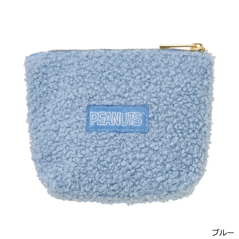 Cartoon Kawaii Aufbewahrungstasche Snoopy Geldbörse Gesticktes Muster Plüsch Kosmetik Schmuck Anime Zubehör Niedliche Haushaltswaren Geschenke