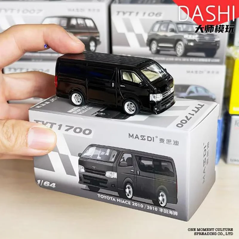 Diecast Scale 1:64 Hiace  Alloy Model Toy Car Simulation Vehicle Model Display For Adults Kids Toys Collection