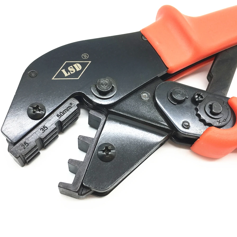 Wire cord end sleeves crimping tools AP-2550GF crimper crimp pliers for cable ferrules 25-50mm2 4-1AWG electric hand tool