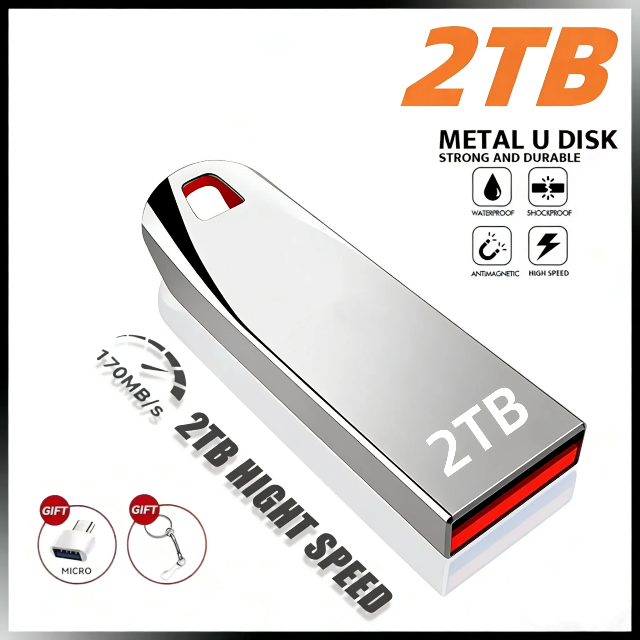 Szybki 2TB USB3.2 Flash Drive