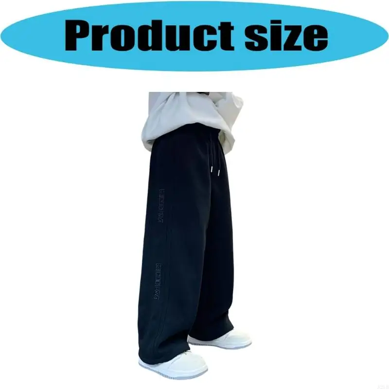 Dehnbare Joggerhose für große Jungen, atmungsaktiver und weicher Stoff, perfekt für sportliche Freizeitkleidung und den Gebrauch – Detail 3