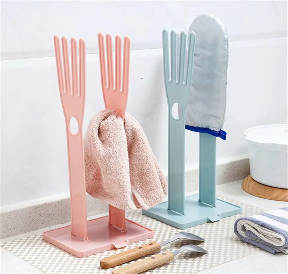 

Reusable Glove Dryer Holder Plastic Glove Drying Rack Multifunctional Drainage Rack For Kitchen Rubber Gloves Kitchen Tool Rack