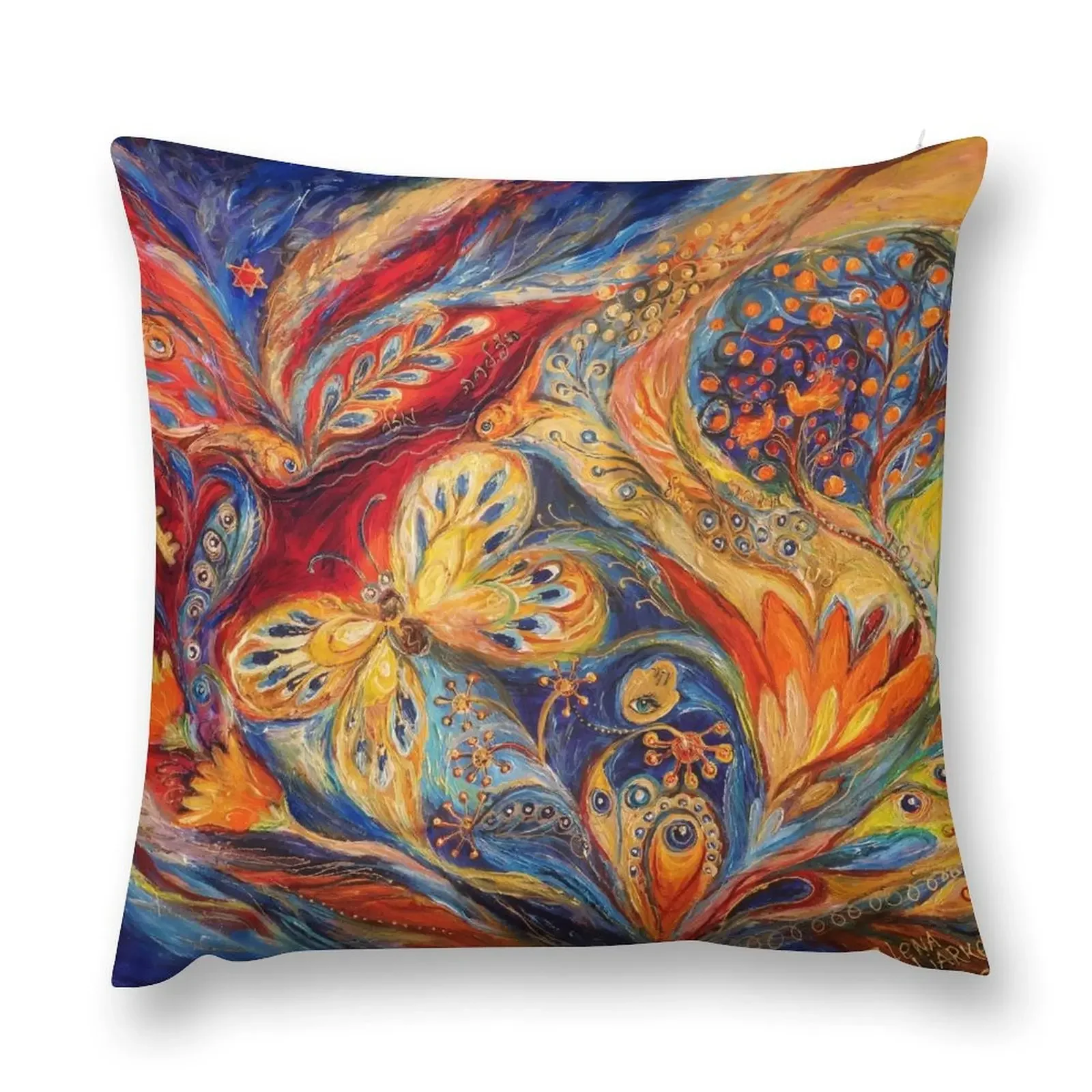 The Chagall Dreams II Throw Pillow ornamental pillows bed pillows ornamental pillows for living room Ornamental Pillow pillow