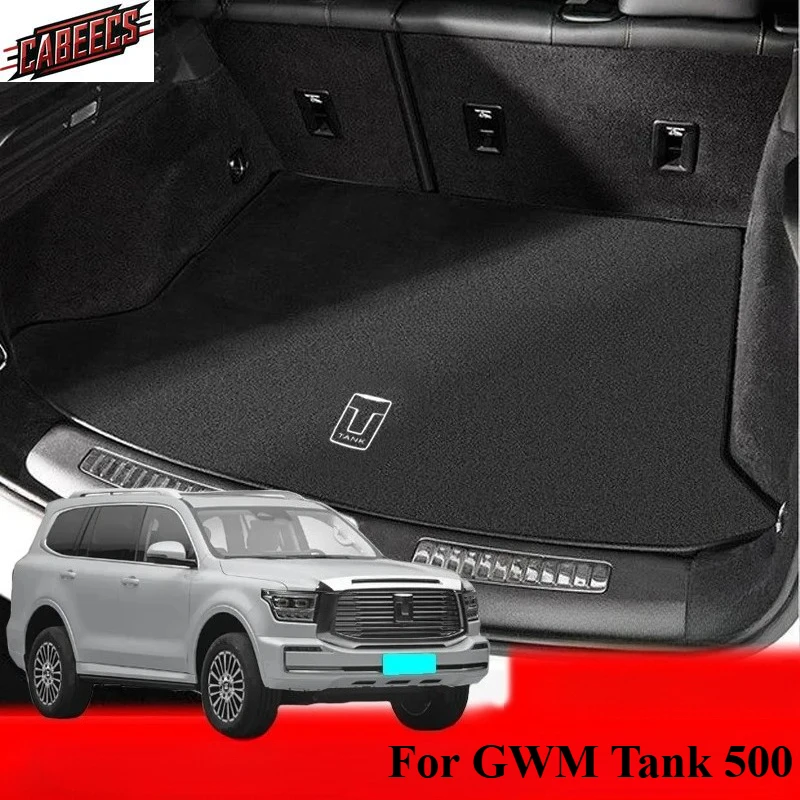 

Автомобильные коврики для Great Wall WEY TANK 500, аксессуары для задних ковриков в багажник, всепогодные пылезащитные защитные коврики, противопыльный защитный ковер