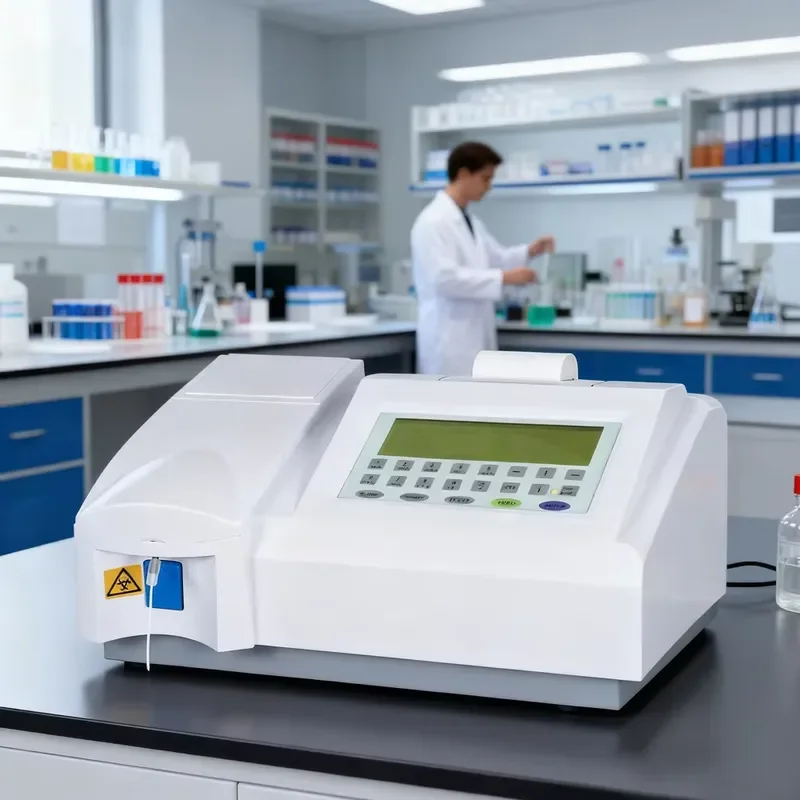 Wholesale New Semi-automatic Chemical Analyzer Laboratory LCD Biochemical Equipment Blood Level 6 Detection Analyzer