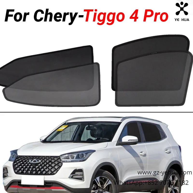 For Chery Tiggo 4 Pro 2020 2023  Automobile magnetic mesh curtains Automobiles Parts accesorios para auto tools