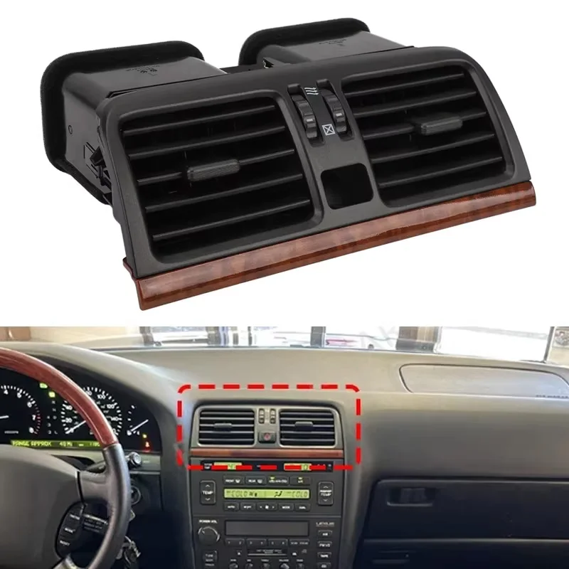 OME 74126 93022 Para Lexus LS400 IS400 1998 1999 2000 Salida de aire del panel de instrumentos, salida de aire acondicionado