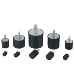 Thread Rubber Mount, VE Vibration Isolators,Cylindrical Shock Absorber,M4 M5 M6 Anti Vibration Rubber Isolator Mount