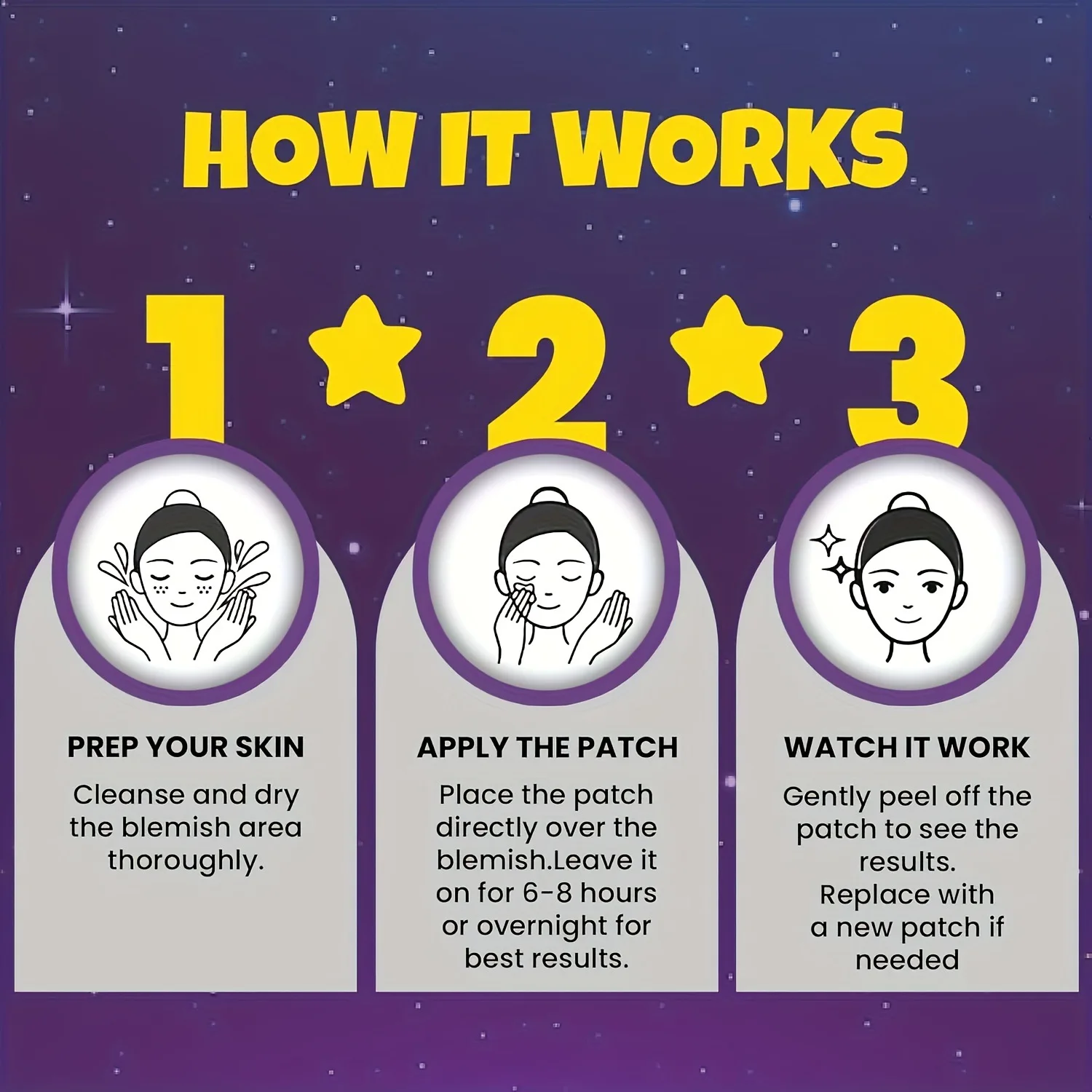 840 Patches / Pack 7 Color Star Shape Hydrocolloid Acne Pimple Patch For Covering Zits and Blemishes Invisibly Spot Sticker image 5