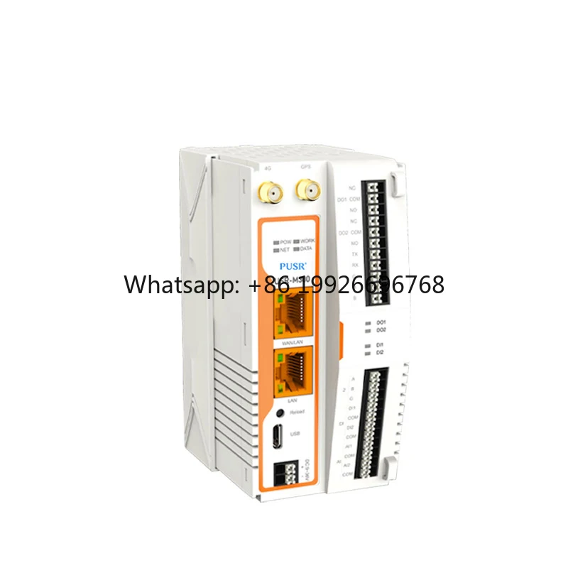 PUSR USR-M300 Industrial IoT Gateway High Performance Edge Computing MQTT Protocol NodeRED Development Communication Networking