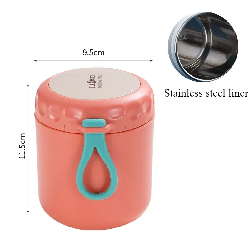 1 Pcs Meal Box Food Insulated Jar Insulated Soup Can Stainless Steel Drinking Cup Food Storage Containers Insulated Soup