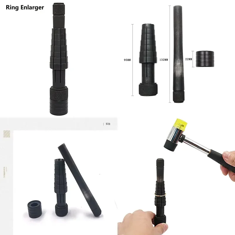 Hot Sale Handheld Ring Expander Mandrel Jewelry Ring Enlarger Stick Finger Sizer Adjuster Stretcher Jewelry Making Tools