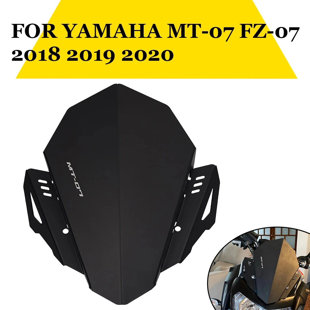 Frontscheibe Zubehör Für Yamaha MT-07 MT07 FZ-07 FZ07 2018 2019 2020 Motorrad Windabweiser