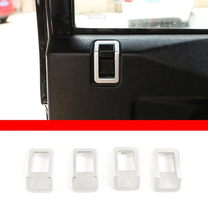 

Car Interior Door Handle Frame Handle Decoration Cover For Land Rover Defender 90 110 130 2004-2019 Car Accessories fast ship