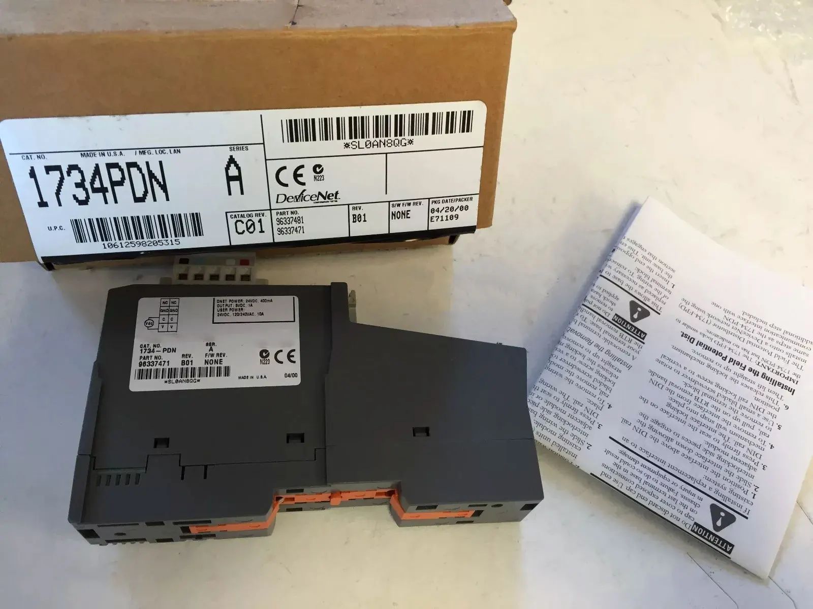 

Brand New 1734-FPD 1734-FPDK 1734-PDN One Year Warranty ​