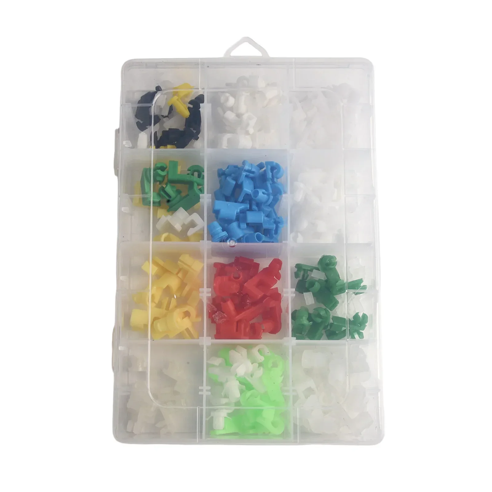 160Pcs Boxed Auto -Universal Plastic Left Right Door Lock Rod Clip Side Fasteners Mixed Wire Retainer Car Wire Clips Box