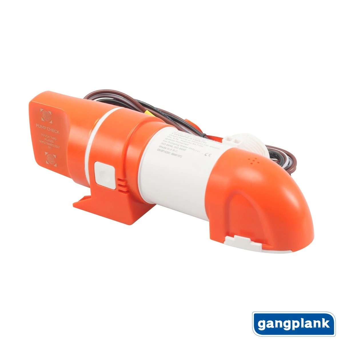 Marine Water Pump 1100GPH Narrow Horizontal Automatic Bilge Pump 12V 4.2A Pumping Pump Induction Drainage DC for Boats Yachts