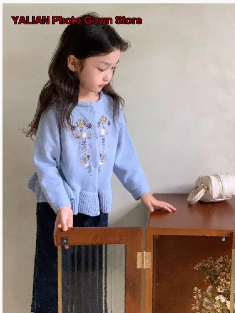 Girls Cardigan Spring Autumn Stylish Spring Outfit 2026 for Baby Girls Trendy Coat