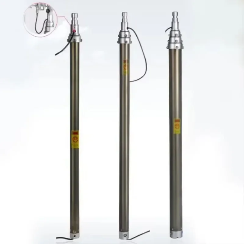 Wellmast Portable Manual Hand cranked Lifting Winch Pole Telescopic Mast