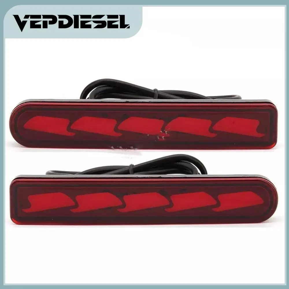 2pcs/set Left & Right Rear bumper Brake Lights For Toyota FJ Cruiser 2007-2014, Waterproof and Shock Resistant