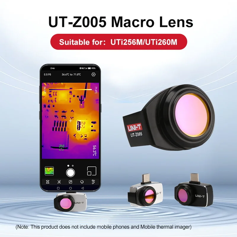 UNI-T Thermal Camera Macro Lens UT-Z005 High Precision Thermal Imager Lens For UTI256M UTI260M