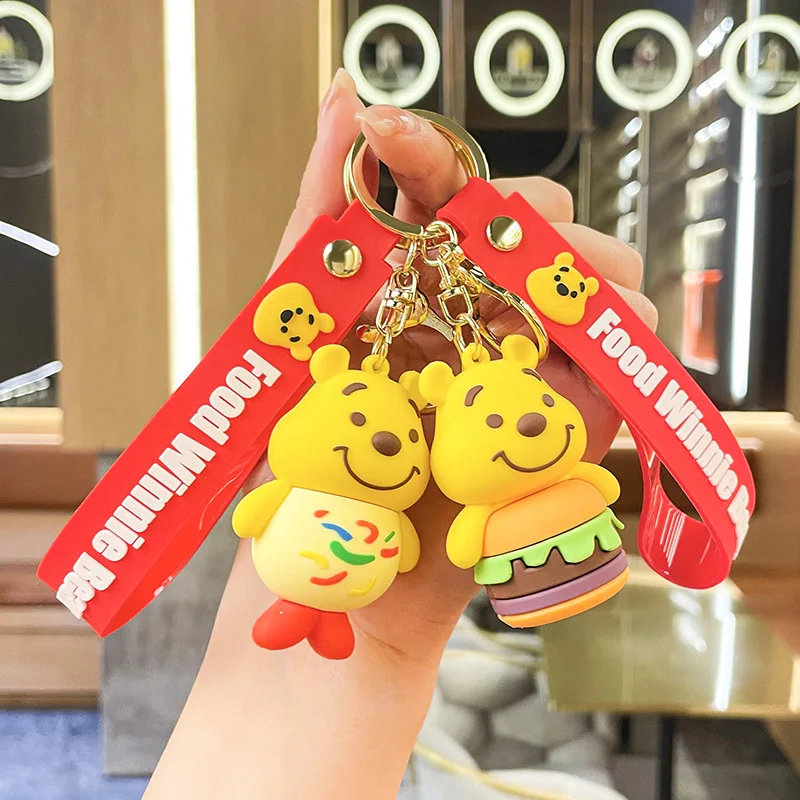 

miniso Dessert bear, schoolbag pendant, keychain, car pendant, key chain, claw machine, small gift