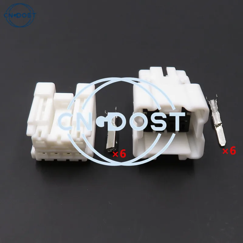 1 Set 6 Pin AC Assembly Car Wide Steering Brake Light Connector 6098-6970 6098-6947 Auto Taillight Wire Cable Plug