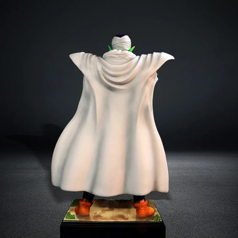 Anime Dragon Ball Piccolo figurki przystojny realistyczny charakter krótki flet płaszcz styl peryferyjny Model zabawka ozdoba prezent