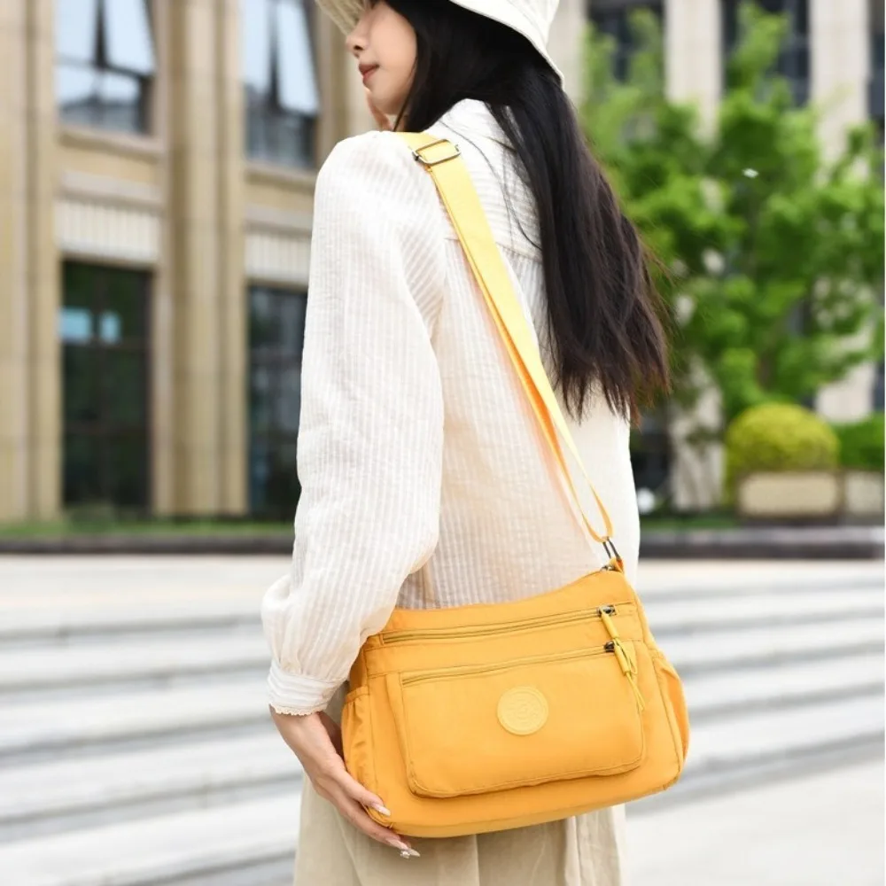 

Multi-Pocket Oxford Cloth Crossbody Bag Multilayered Multi-Layer Mommy Bag Shoulder Bag Large Capacity