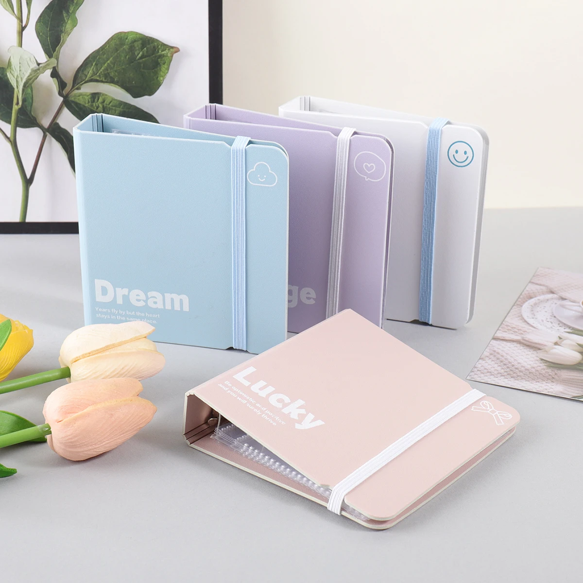 1 PC Simple Photo Album Loose-Leaf Card Holder, for Collecting Photos and Business Cards, Essential for Outdoor Use