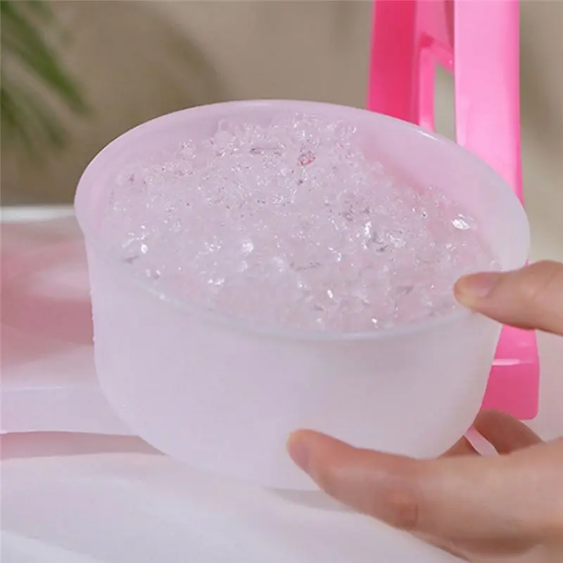 GTBL Ice Shaver Manual Hand Crank Shaved Mini Portable Picnic Snow Cone Machine Smoothie Ice Machine Mini Ice Shaver view 5