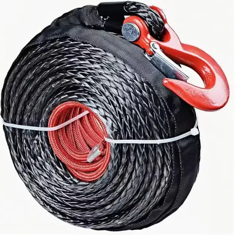 

12Mm ultra-high molecular polyethylene traction rope, car rescue and escape, outdoor off-road winch rope