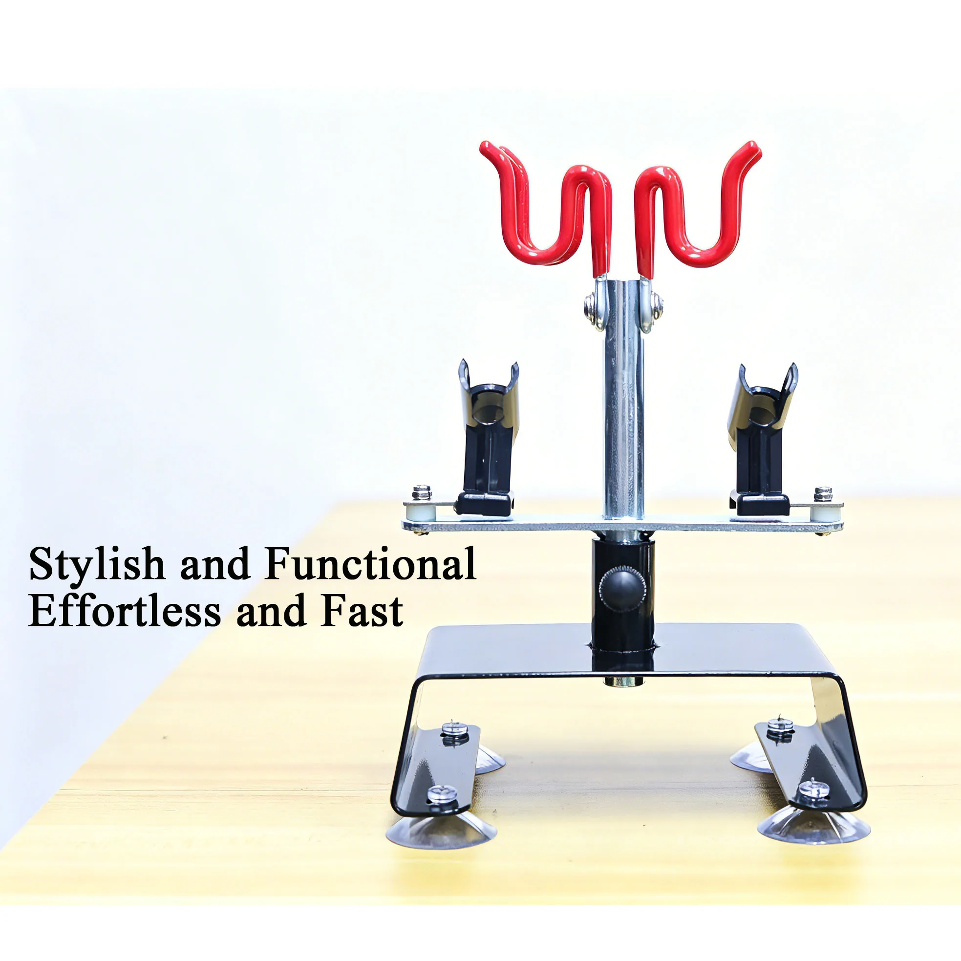 Large Airbrush Holder for Handled Airbrushes, Universal Desk Clamp Airbrush Stand, Fits Big Spray Guns view 4