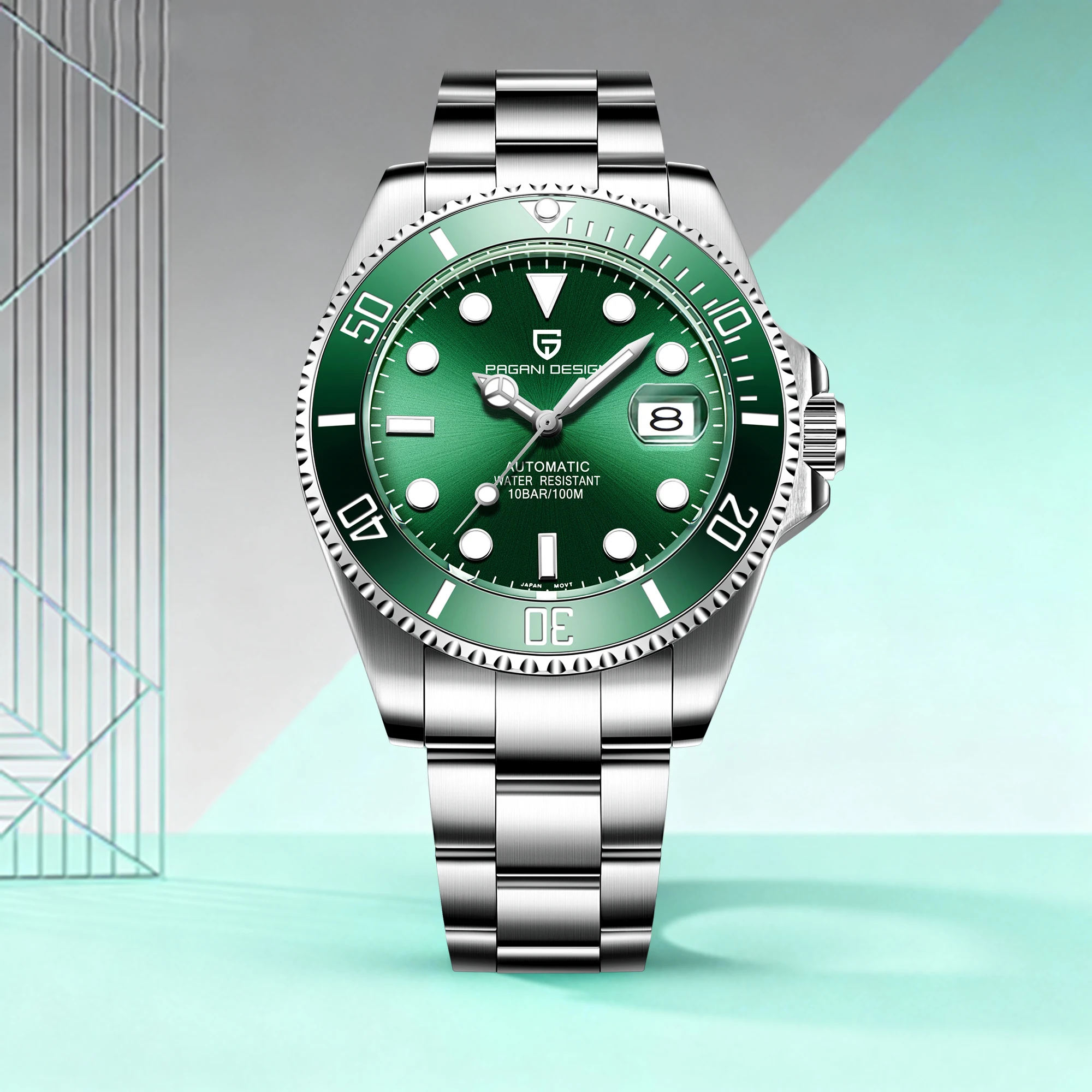 

PAGANI DESIGN 2026 Men's Automatic Mechanical Watch Light Retro Casual Style Waterproof Sapphire Glass Calendar Luminous Watch