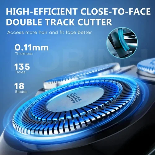 Imagen 2 del producto Cabezales de Afeitadora eléctrica de repuesto SH50 3/6/9 Uds para Philips Series 5000 S5085 S5050 S5000 S5010 S5380 cuchilla cortadora