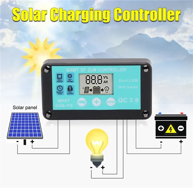 Imagem -04 - sem Escova Kit Bomba de Água Solar Controlador de Carga Solar Ultra Silencioso Motor Submersível Jardim Lagoa Decoração de Fonte dc 12v 800l h