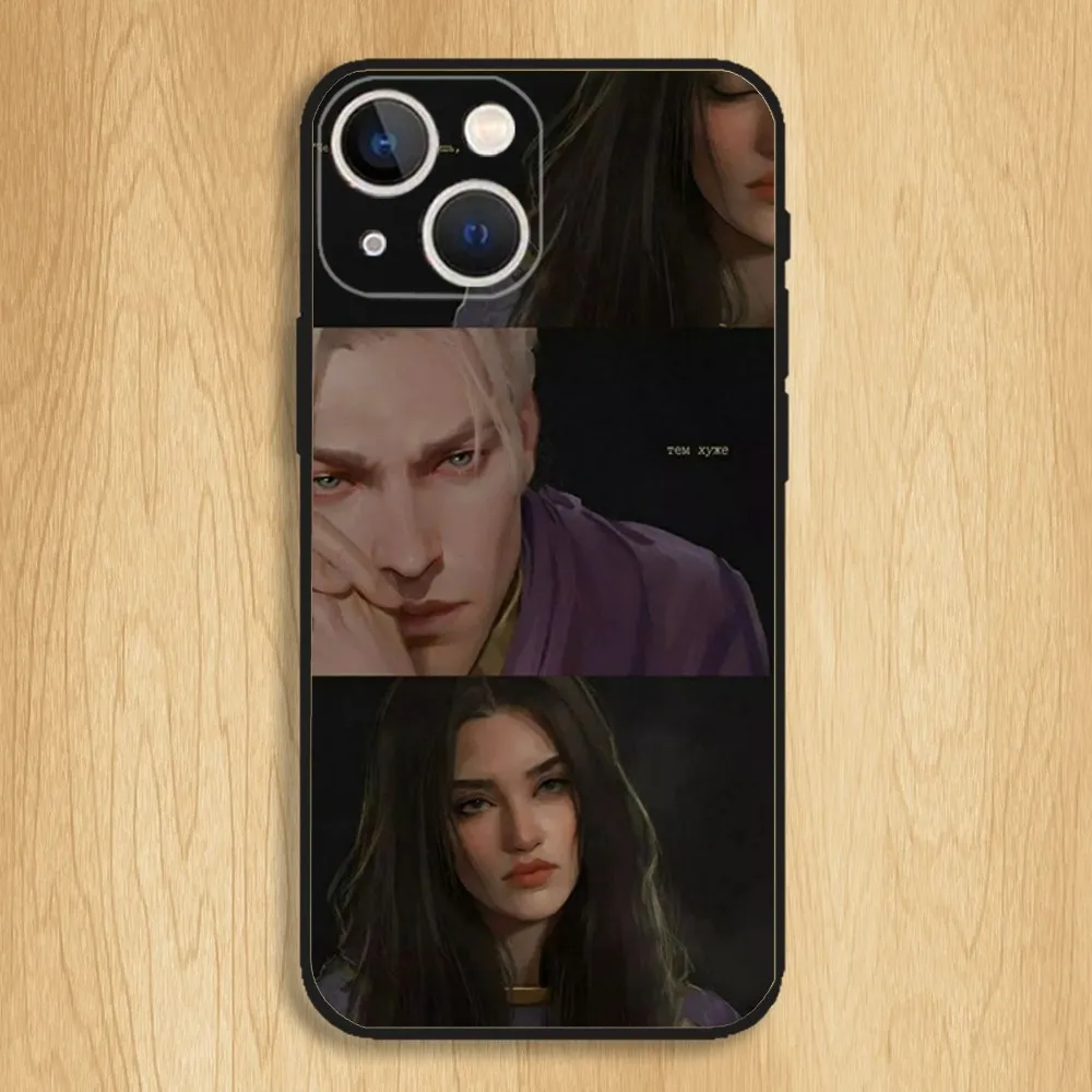 Romance clubs Game Phone Case For iPhone15,14,13,12,11,Pro,Max,Plus,Mini,X,XS,XR,8,7,6,S,Plus,SE Soft Black Case