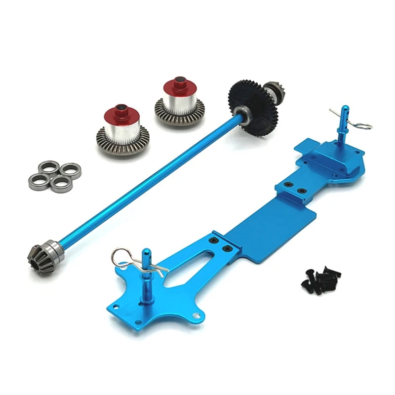 RC Car Upgrade Driving Shaft Differential Second Floor Set for WLtoys 144016 RC Car Upgrade Parts Blue